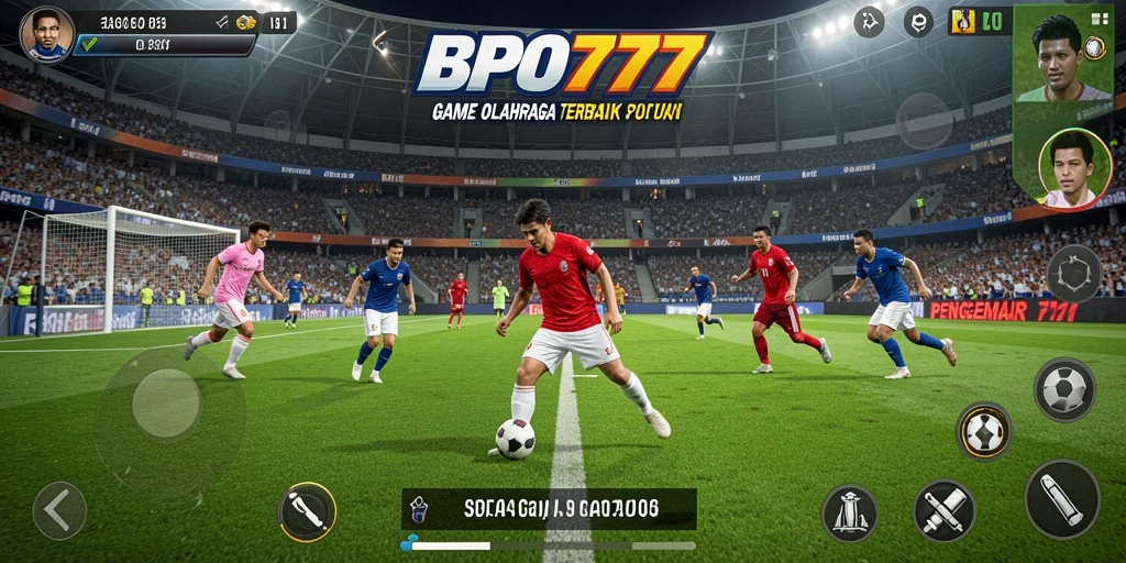 Tangkapan layar BPO777 menampilkan aksi seru dalam permainan olahraga.