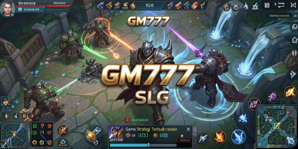 Tampilan menarik dari gameplay strategi di GM777.