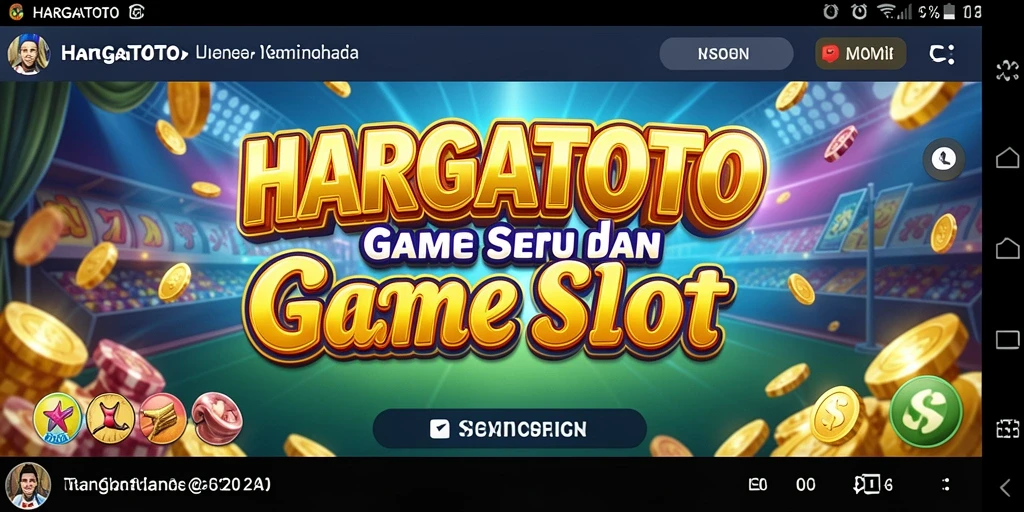 Screenshot gameplay HARGATOTO yang menunjukkan keseruan bermain Slot.